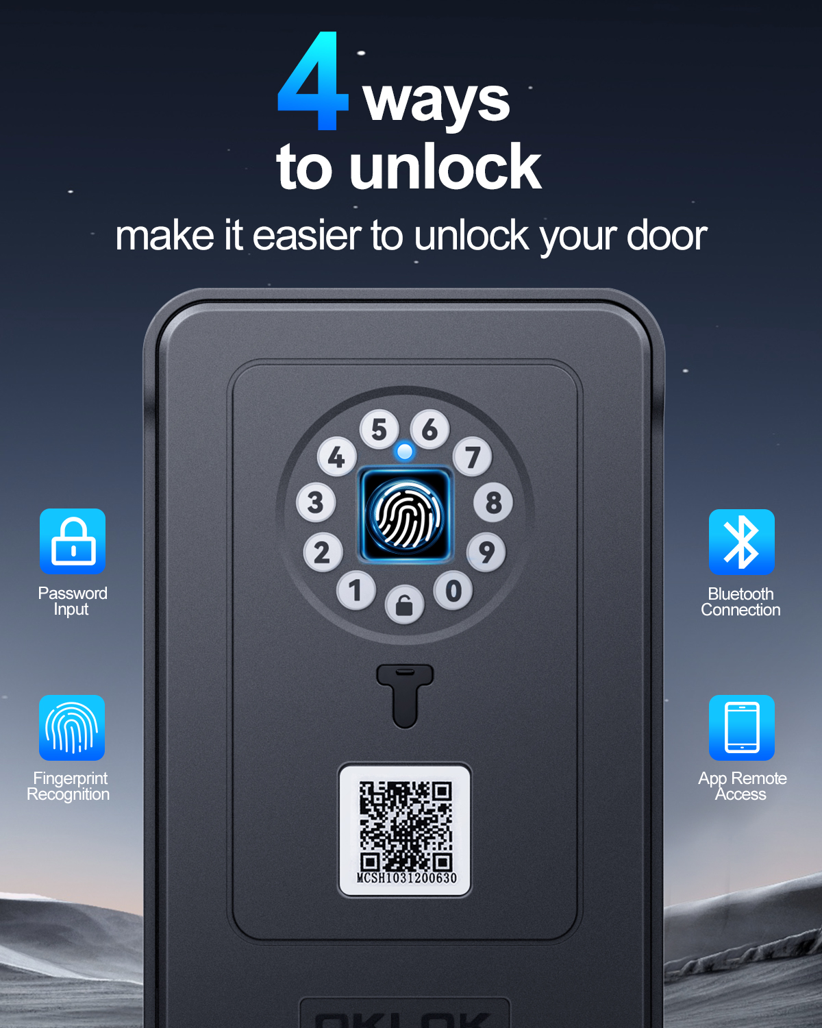 Wireless Smart lock Box Blueto - Lockbox Key Secure recension och pris