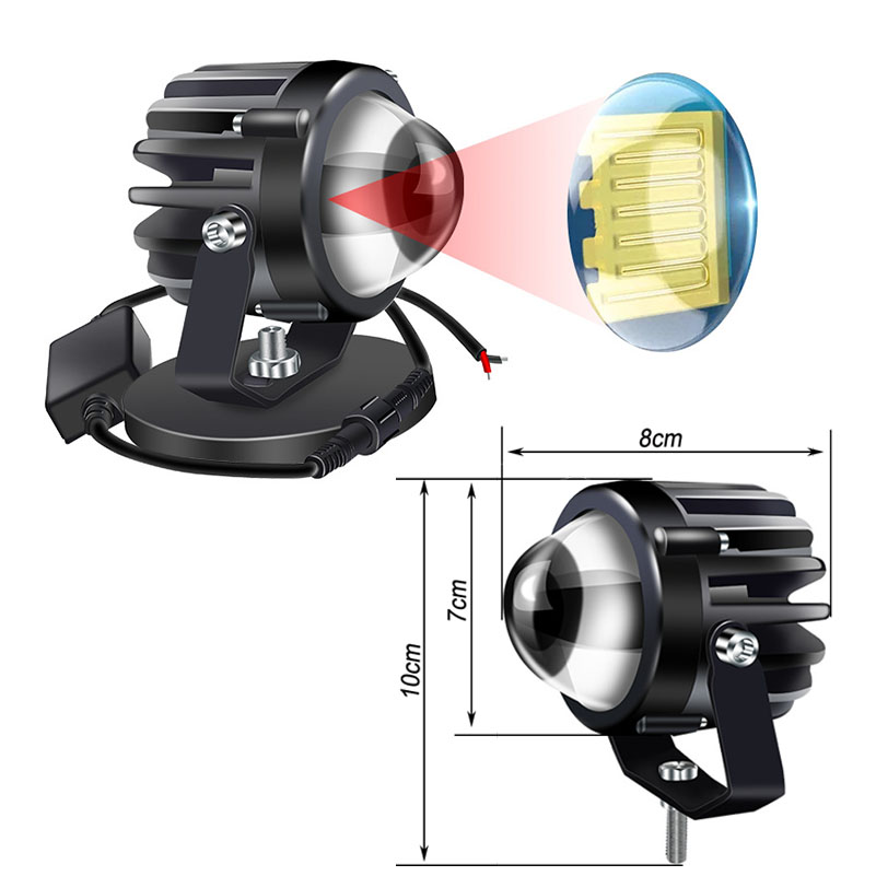 12V-80V Universal LED Laser Sp - Power Outage Light recension och pris