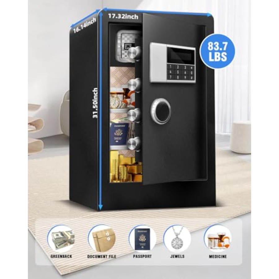 8.4 CuFt Heavy Duty Home Safe  - Lockbox Key Secure recension och pris