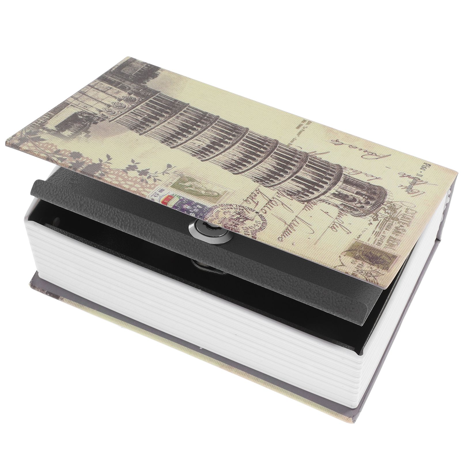 Realistic Book Design Lockable - Lockbox Key Secure recension och pris