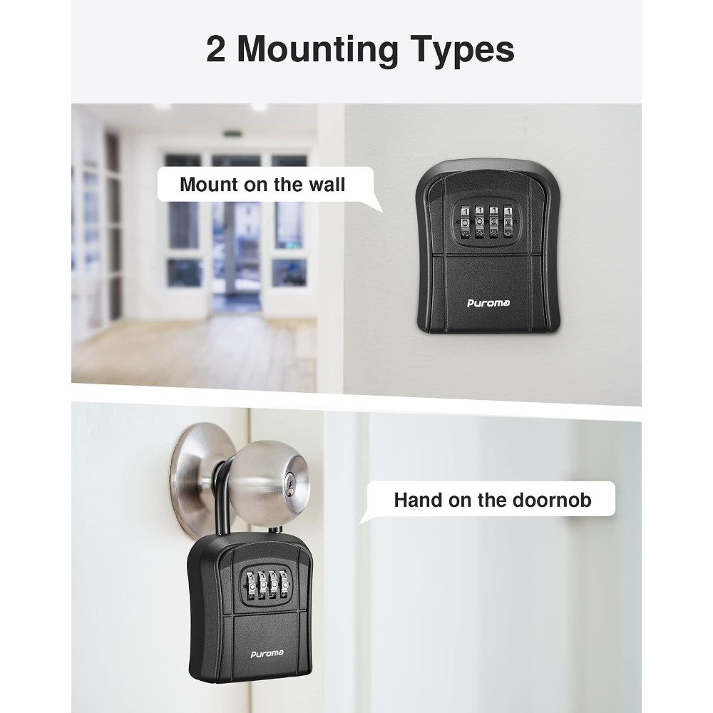 Key Lock Box, Portable Combina - Lockbox Key Secure recension och pris