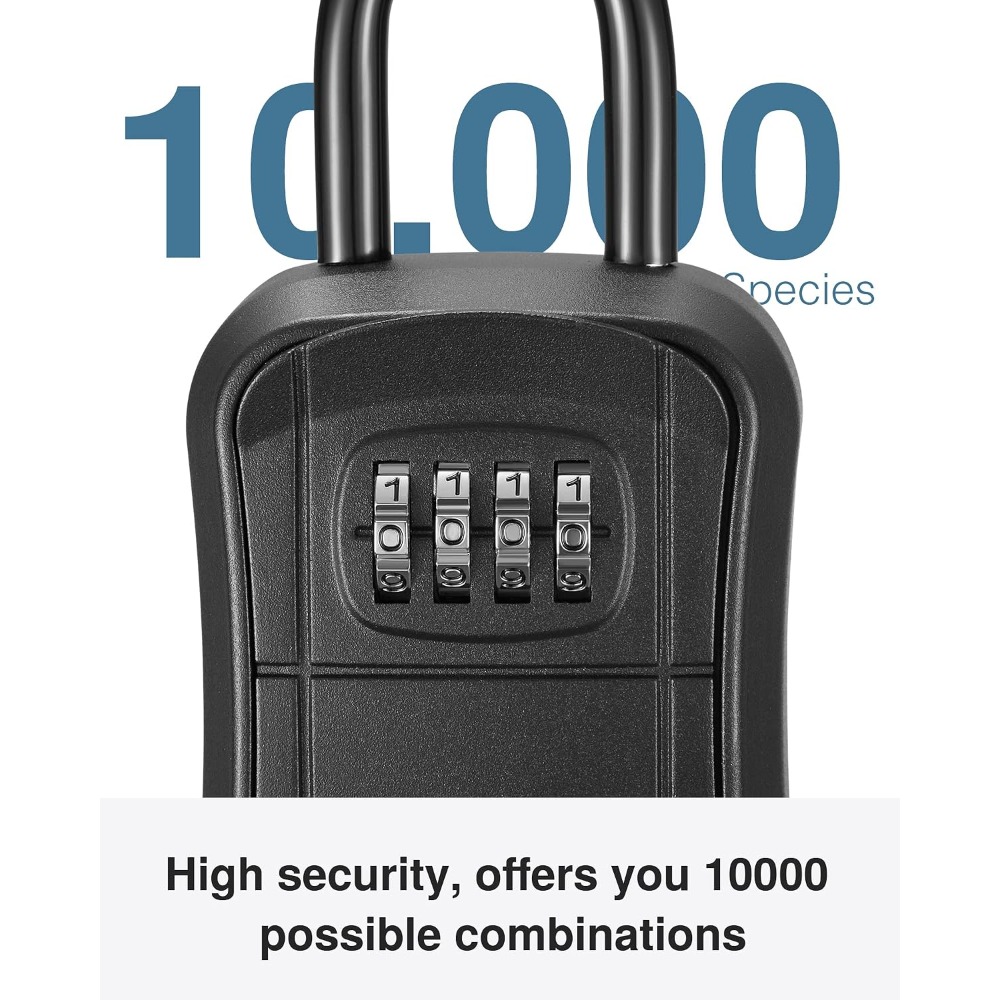 Key Lock Box, Portable Combina - Lockbox Key Secure recension och pris