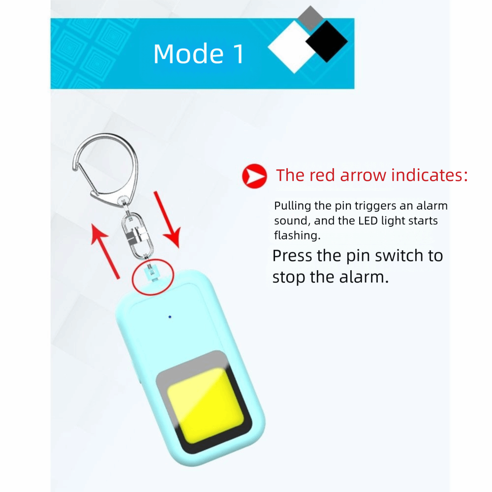 130 DB Safe Sound Personal Ala - Personal Alarm Keychain recension och pris