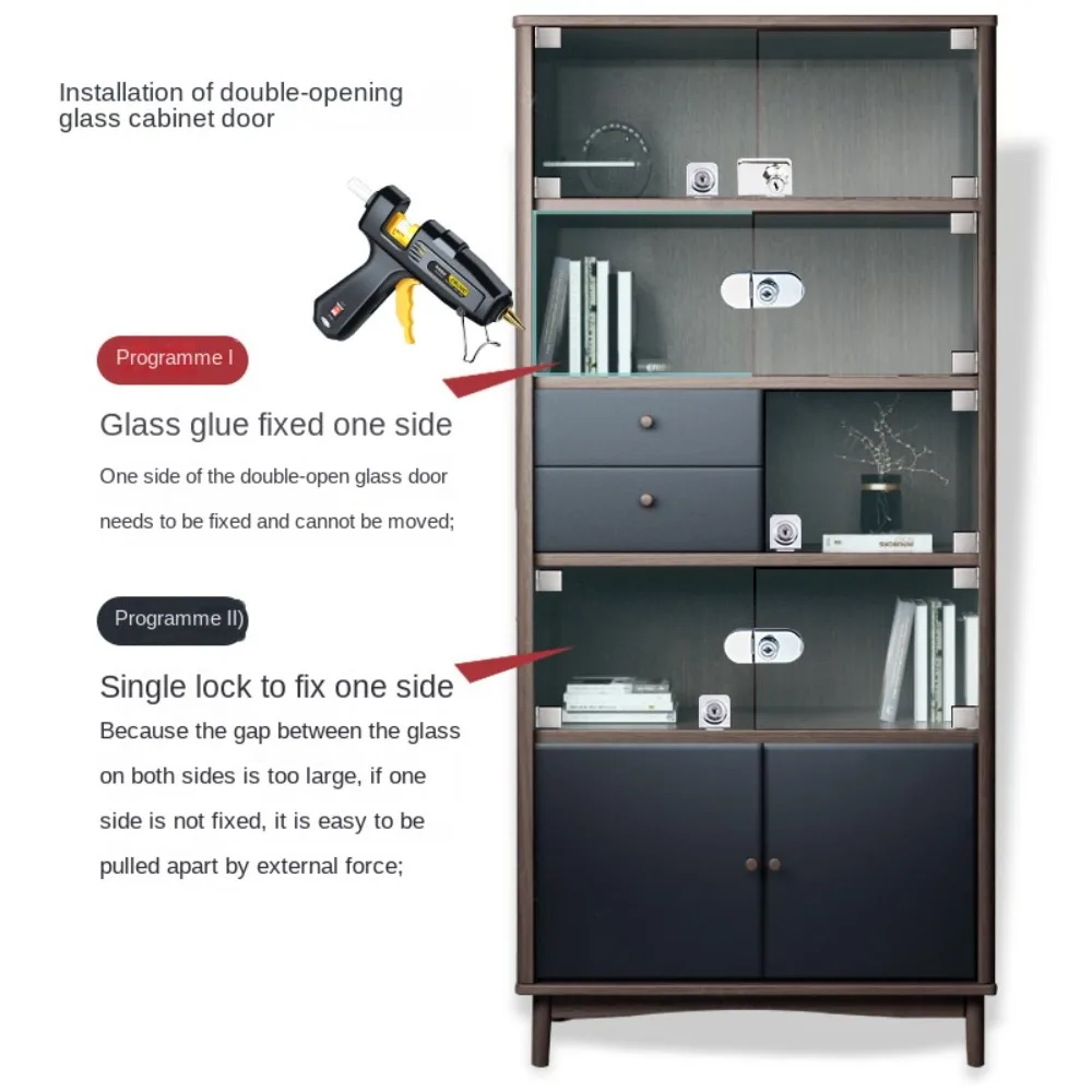 Metal Single Double Swinging G - Medicine Cabinet Lock recension och pris