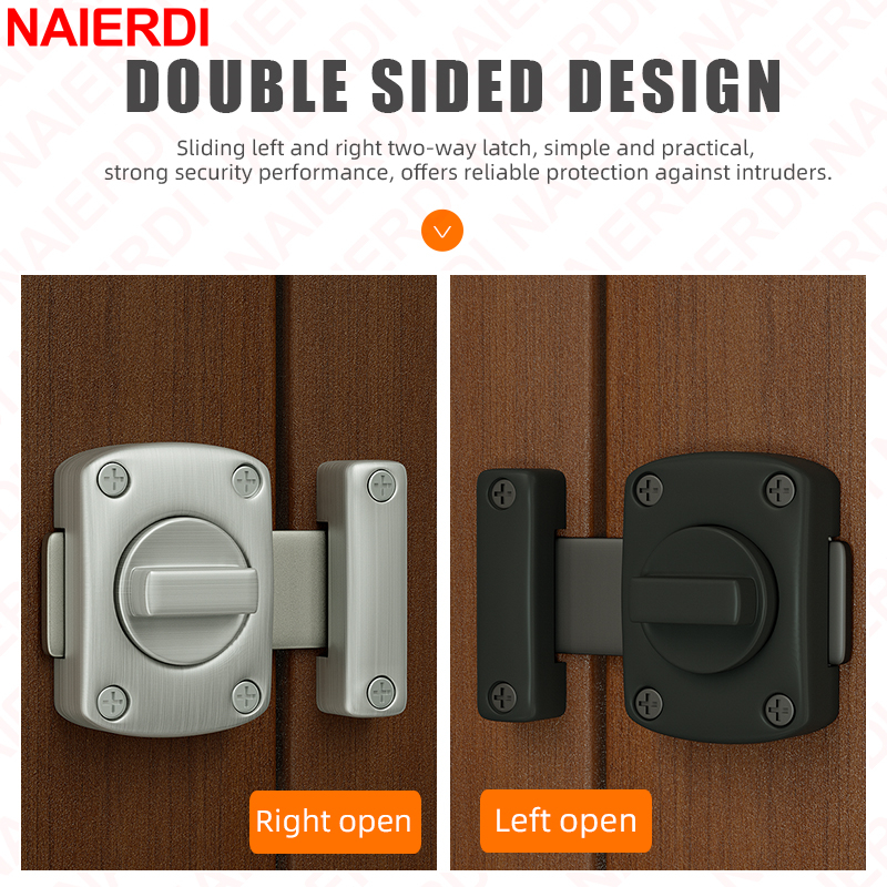 NAIERDI Security Double Sided  - Medicine Cabinet Lock recension och pris