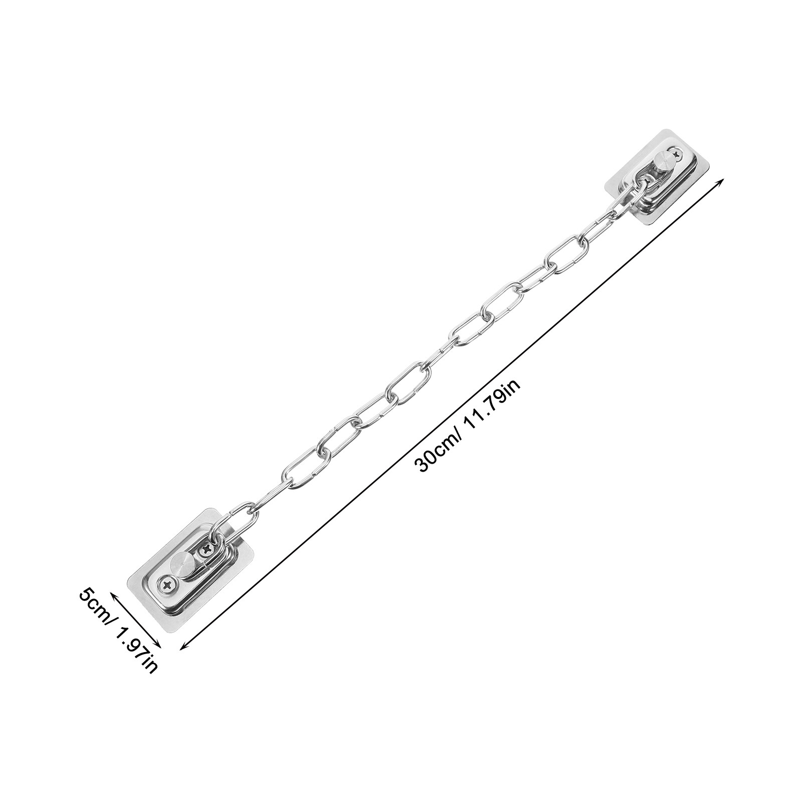 Stainless Steel Door Chain Loc - Security Chain Door recension och pris