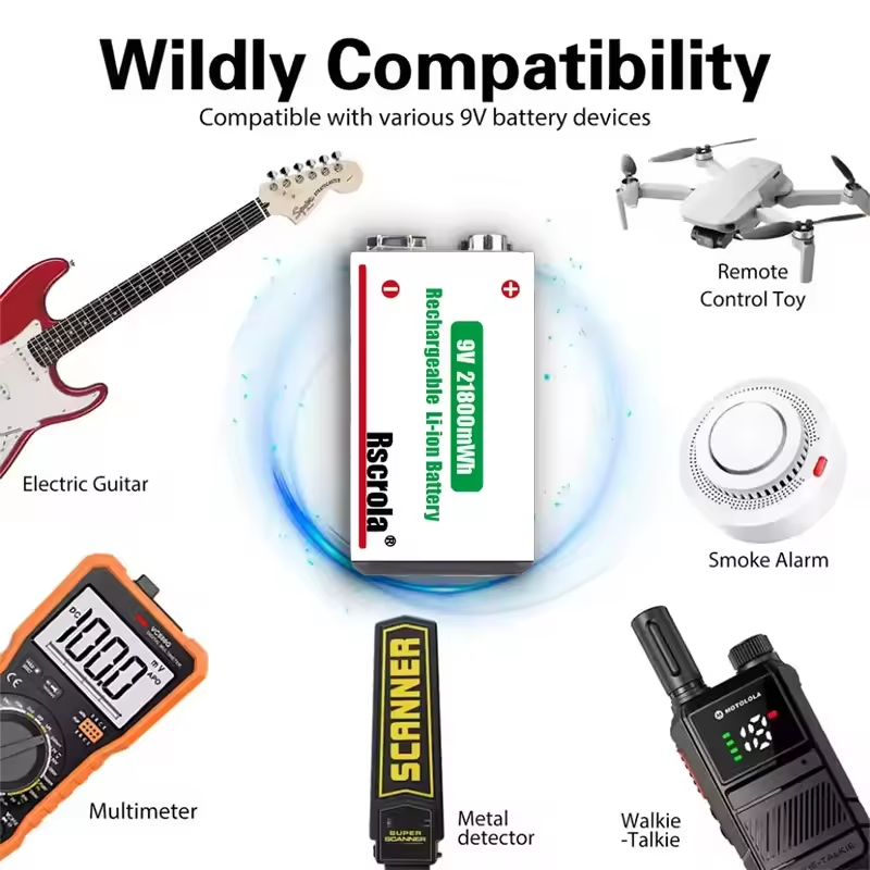 Long-Lasting 9V Lithium ion Re - Smoke Detector Interconnected recension och pris