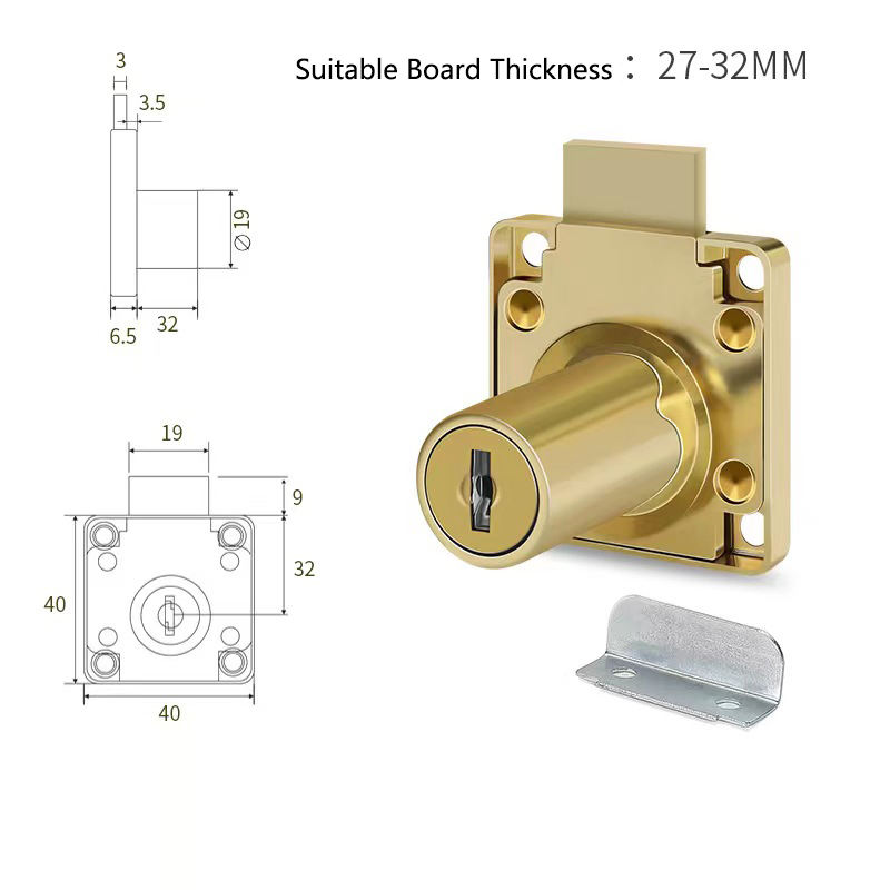 Yutoko High-grade Desk Drawer  - Medicine Cabinet Lock recension och pris