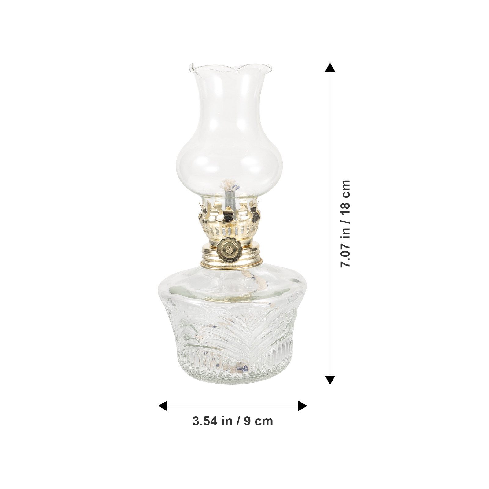 Retro Lamp Vintage Glass Oil L - Power Outage Light recension och pris