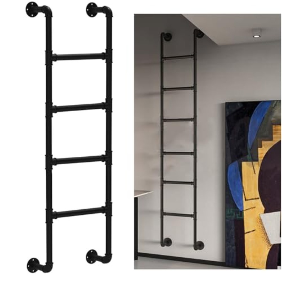 Wall Mounted Metal Step Ladder - Fire Escape Ladder recension och pris
