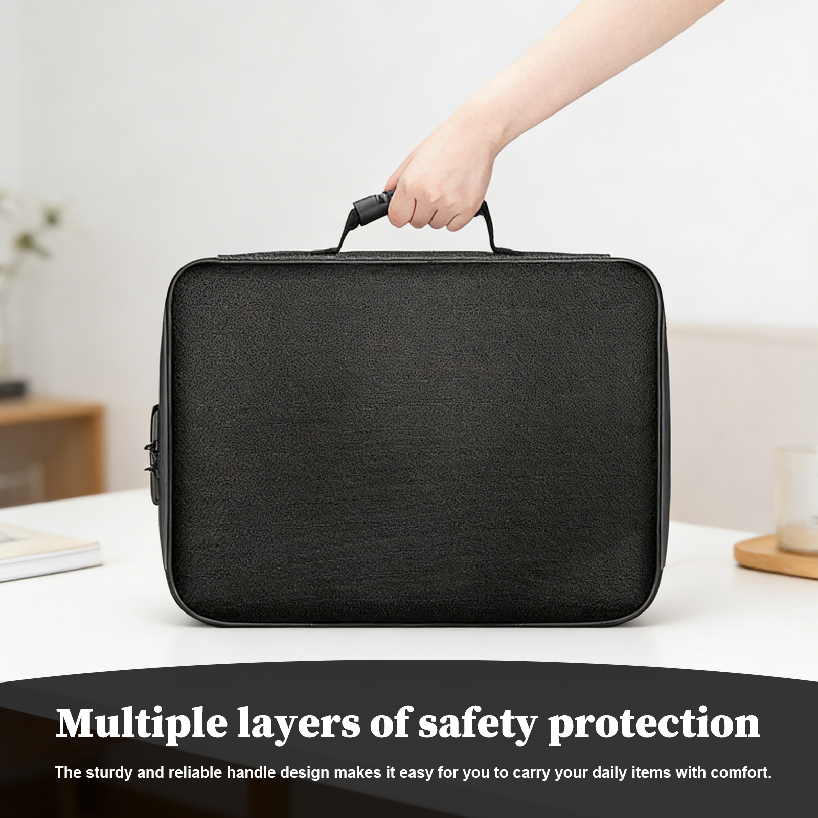 Fireproof Document Bag with Lo - Fire Safe Document recension och pris