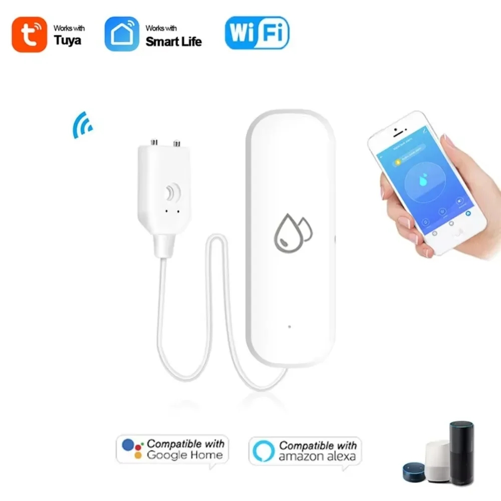 Tuya WiFi Water Sensor Leakage - Water Alarm Sensor recension och pris