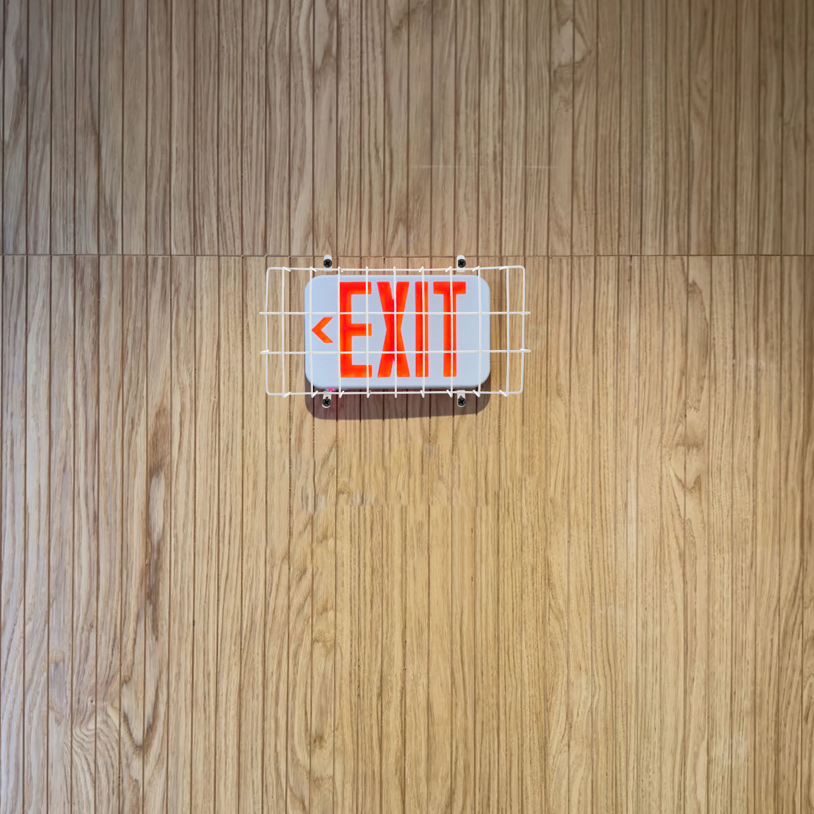 Exit Sign Wire Guard Stainless - Emergency Exit Sign recension och pris