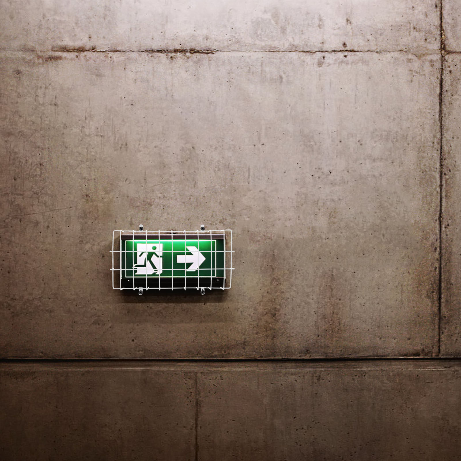 Exit Sign Wire Guard Stainless - Emergency Exit Sign recension och pris
