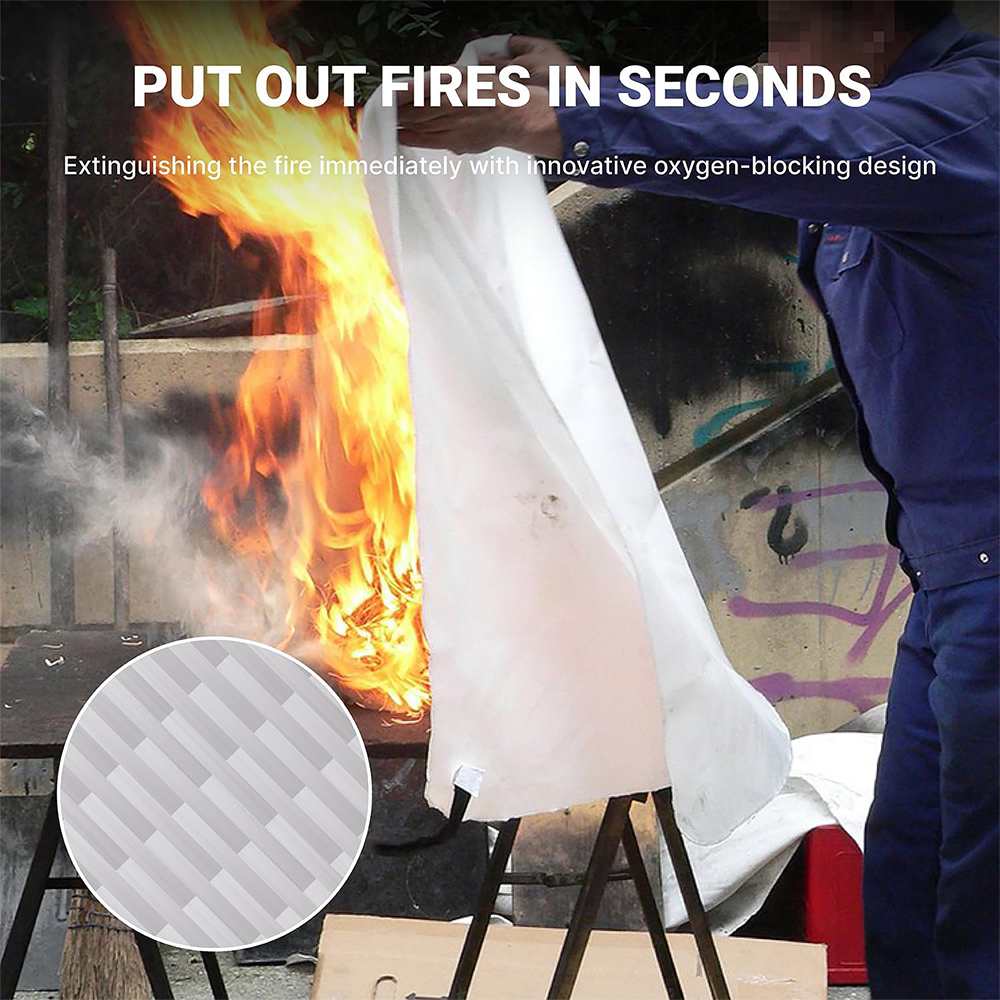 Fire Blanket 1/1.2/2M Easy & Q - Fire Blanket Kitchen recension och pris