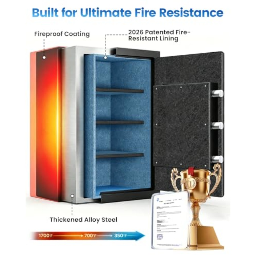 Home fireproof safe for docume - Fire Safe Document recension och pris