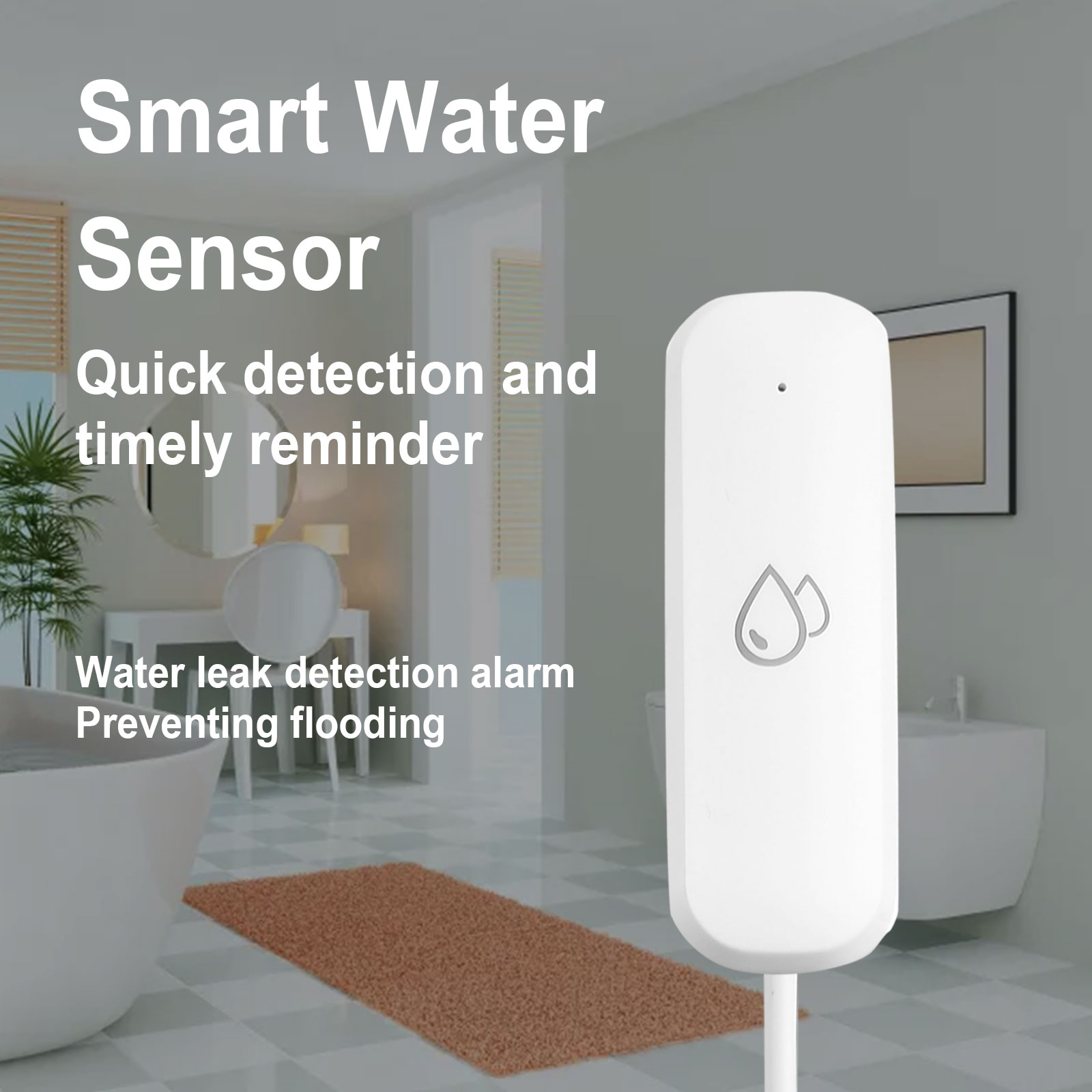 Practical Solar Leakage Alarm  - Water Alarm Sensor recension och pris
