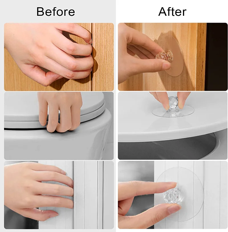 2/10Pcs Punch-free Drawer Knob - Window Lock Bar recension och pris