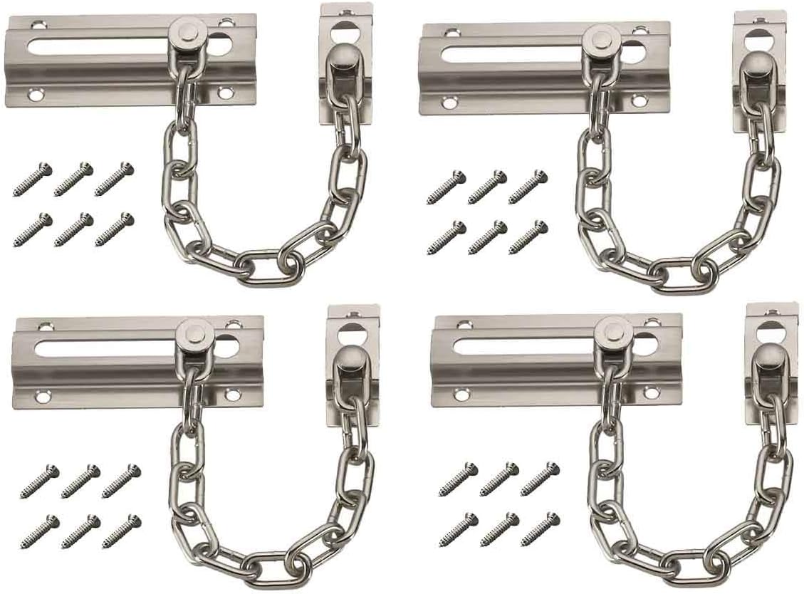 4PCS Door Chain Guard Security - Security Chain Door recension och pris