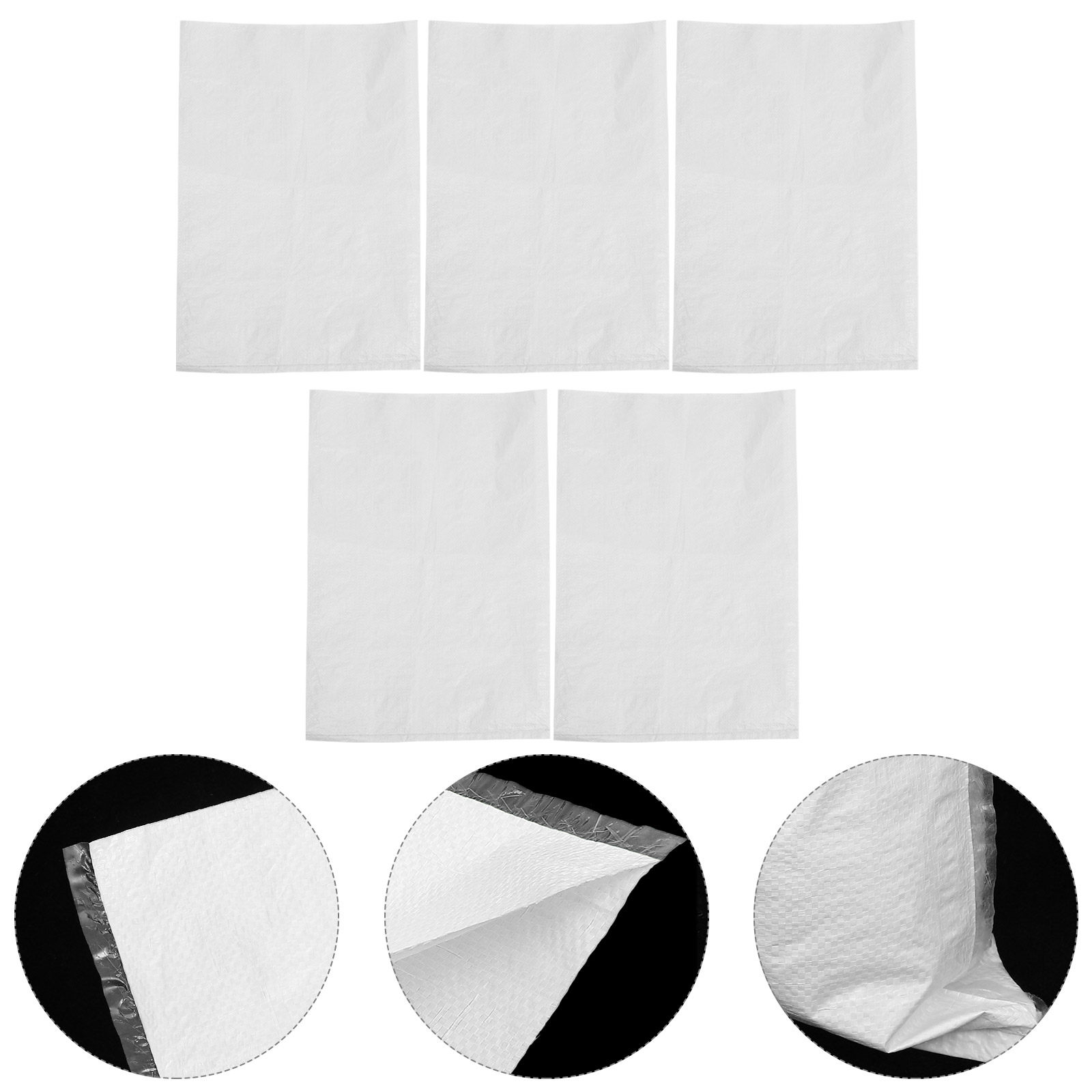 5Pcs Waterproof Woven Sandbags - Flood Barrier Bag recension och pris