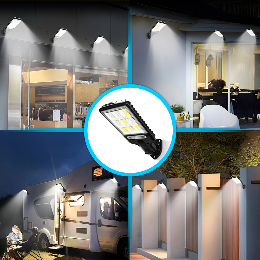 1/8pc Solar Outdoor Floodlight - Power Outage Light recension och pris