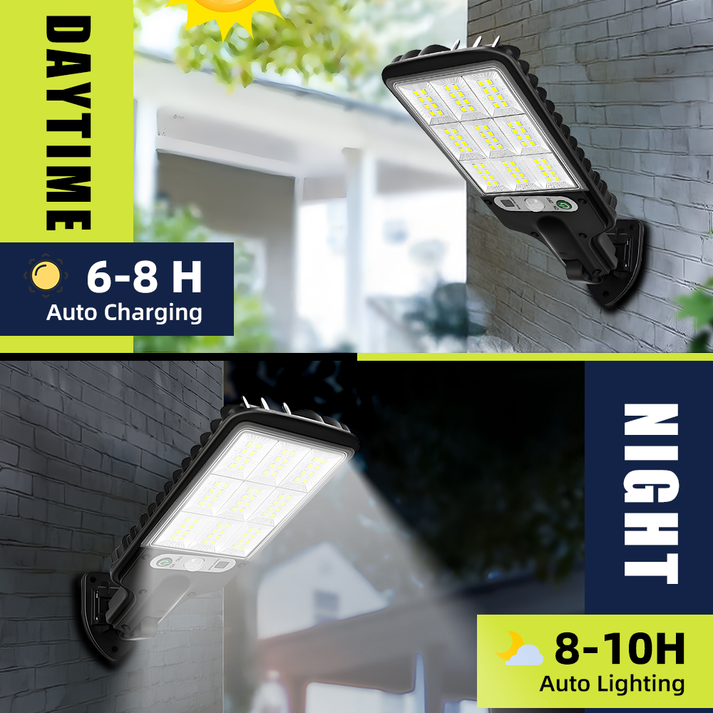 1/8pc Solar Outdoor Floodlight - Power Outage Light recension och pris