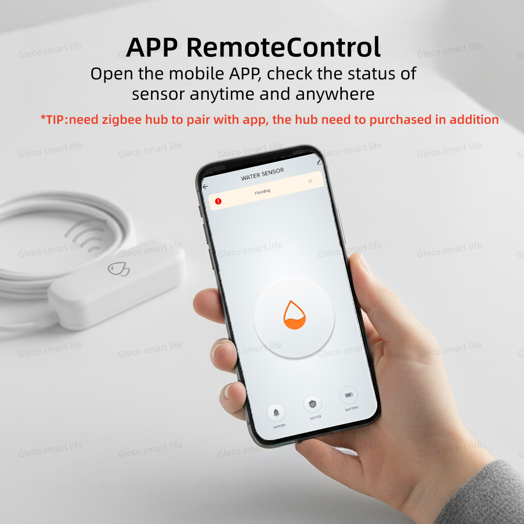 Tuya Zigbee Water Leak Sensor  - Water Alarm Sensor recension och pris