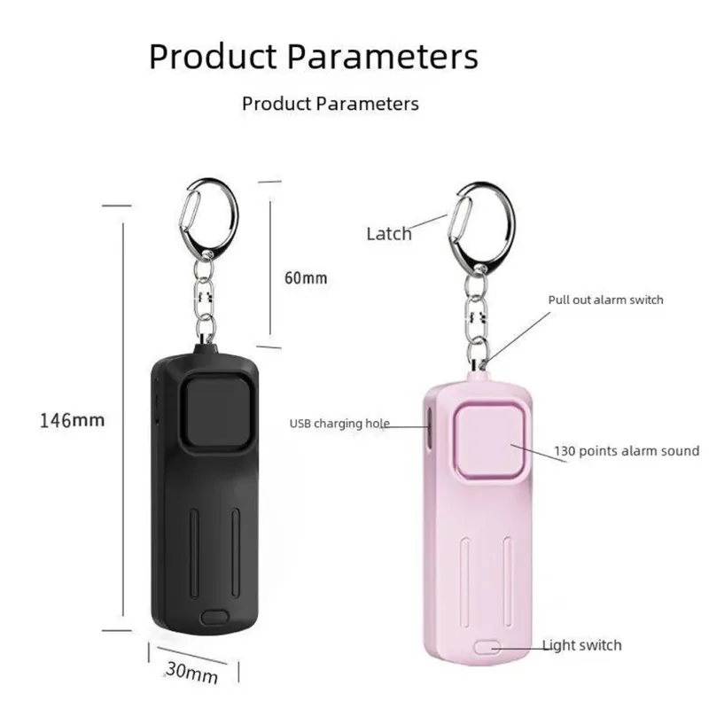 Personal alarm ring, women's p - Personal Alarm Keychain recension och pris