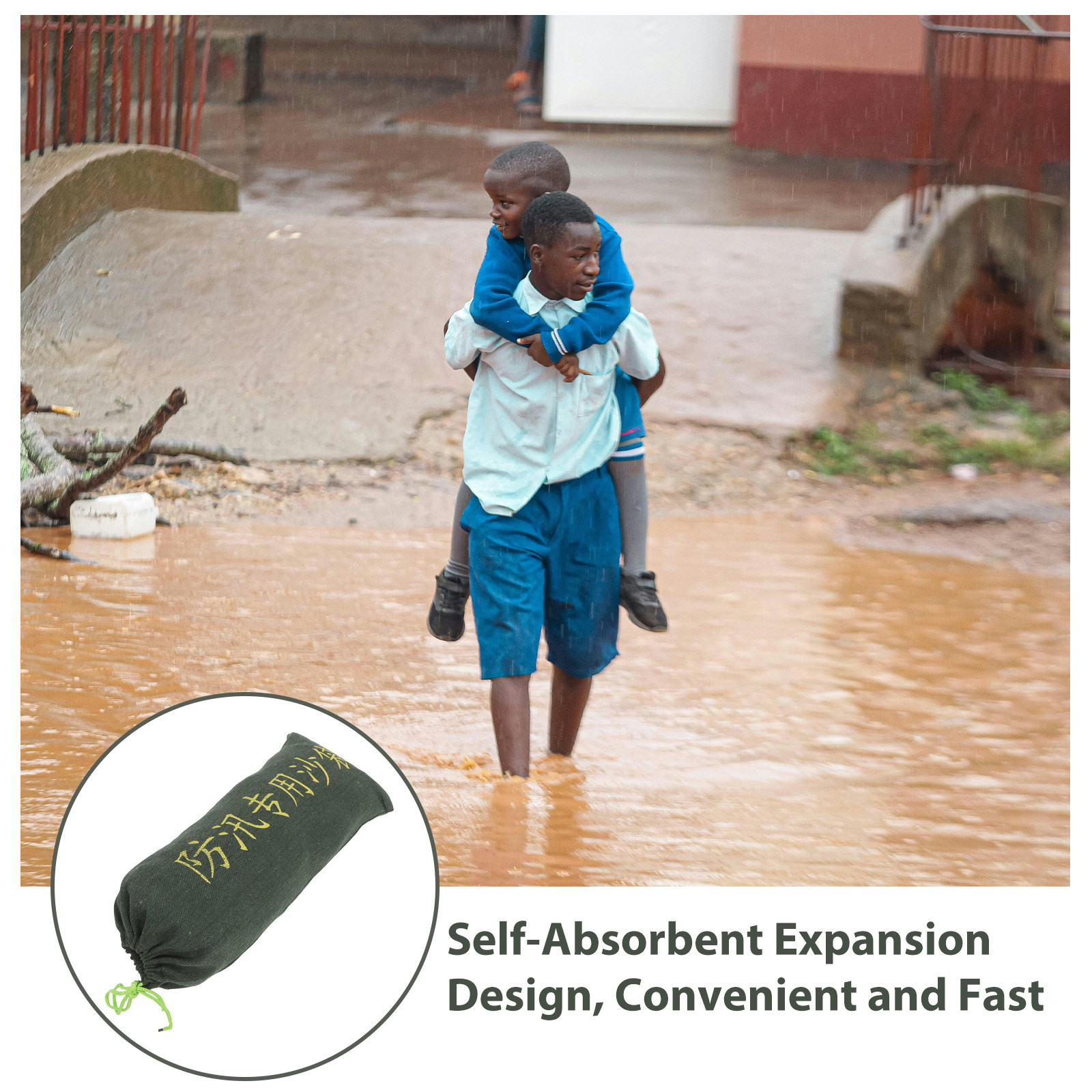 2Pcs Flood Control Absorbent S - Flood Barrier Bag recension och pris