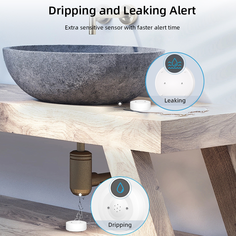 Household water leakage alarm  - Water Alarm Sensor recension och pris