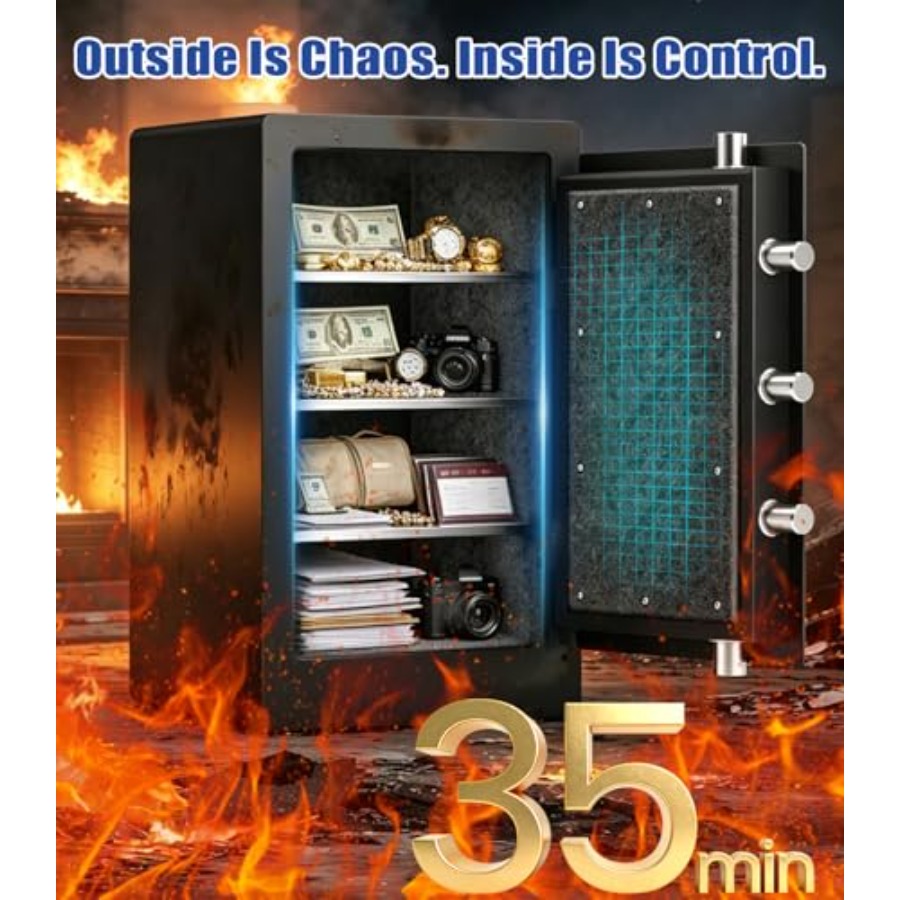 Heavy Duty Fireproof Safe for  - Fire Safe Document recension och pris
