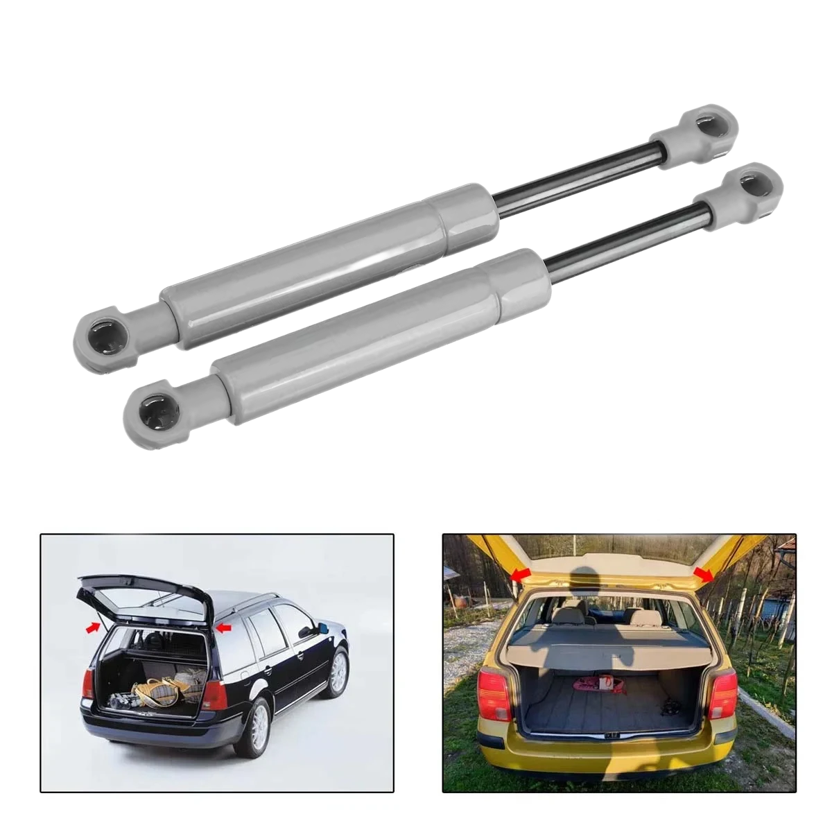 Grey Support Rod 195mm 8mm Car - Window Lock Bar recension och pris