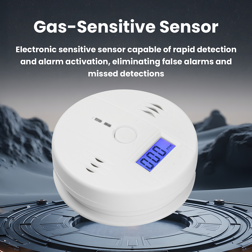 Battery Powered Carbon Monoxid - Smoke Detector Interconnected recension och pris