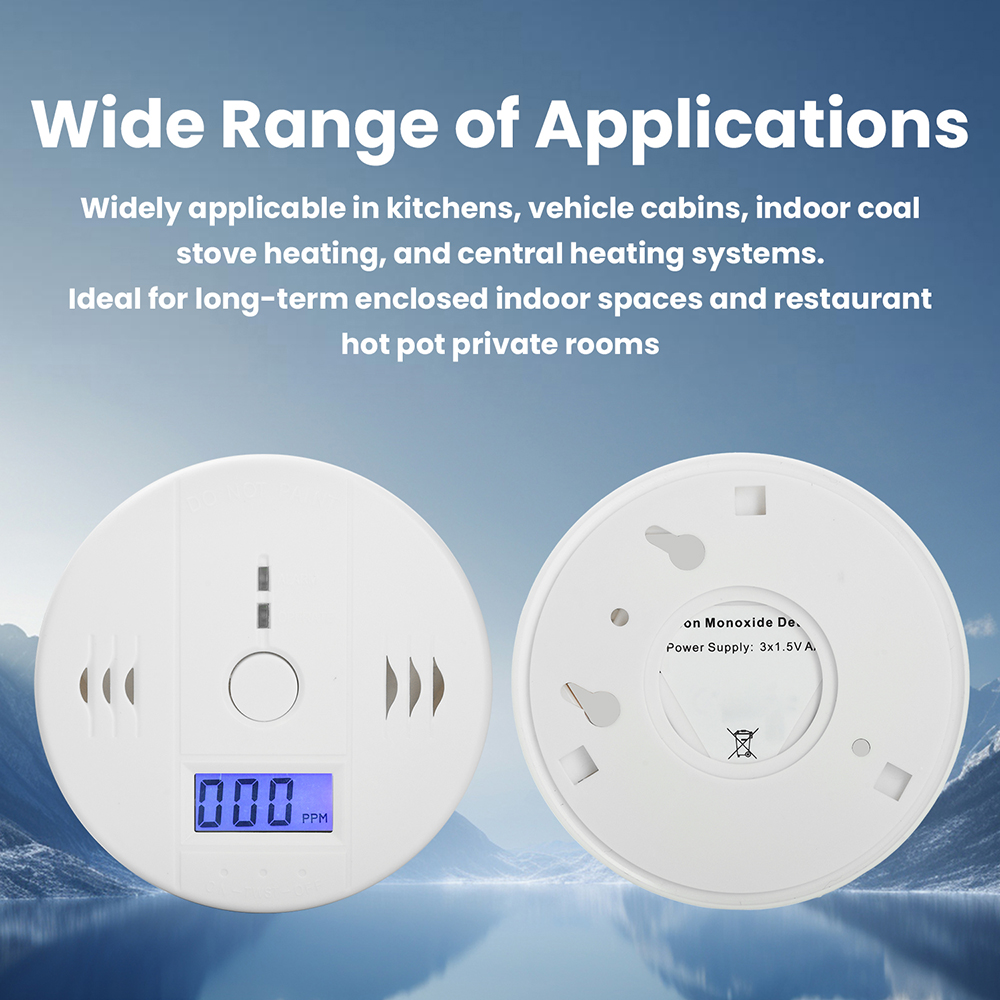 Battery Powered Carbon Monoxid - Smoke Detector Interconnected recension och pris