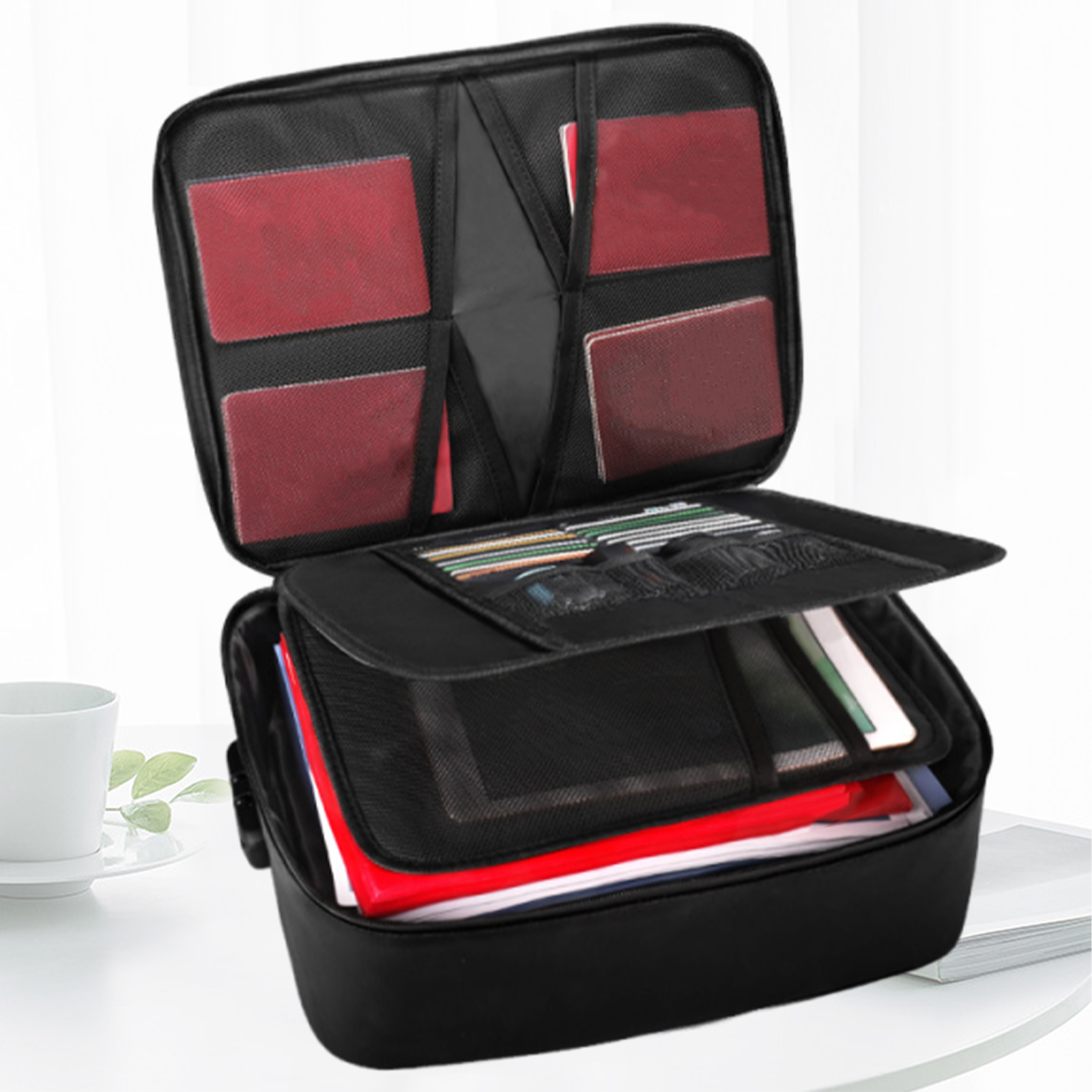 Fireproof Document Bag with Lo - Fire Safe Document recension och pris