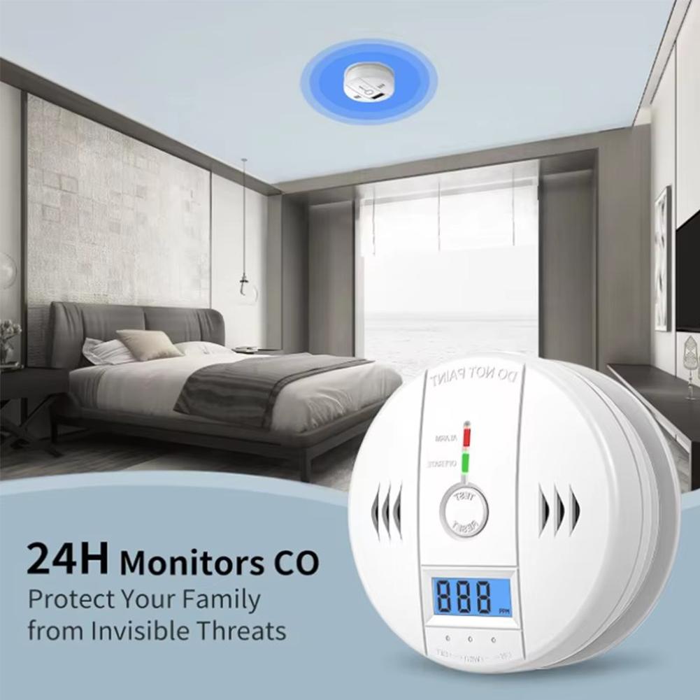 Household Carbon Monoxide Alar - Smoke Detector Interconnected recension och pris