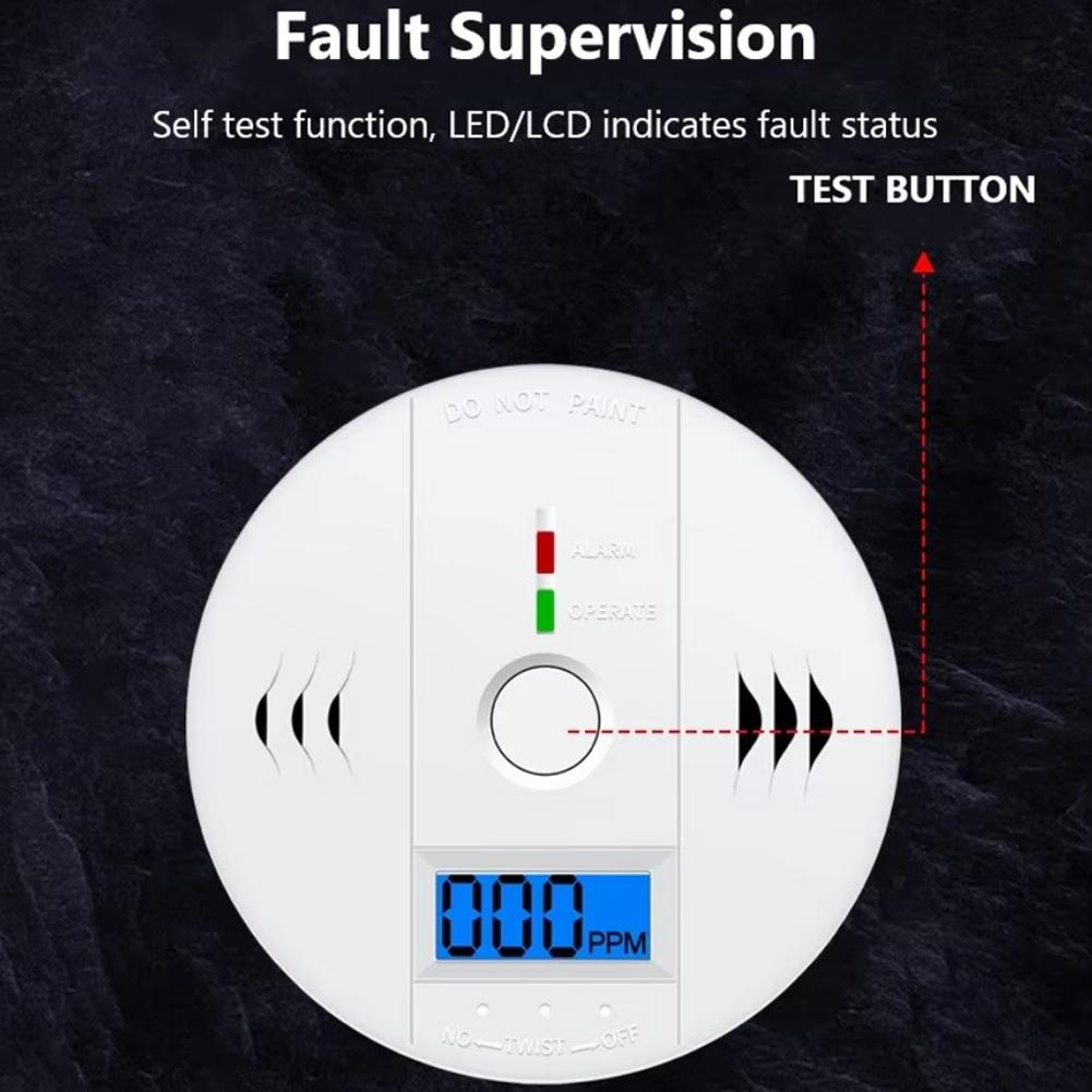 Household Carbon Monoxide Alar - Smoke Detector Interconnected recension och pris