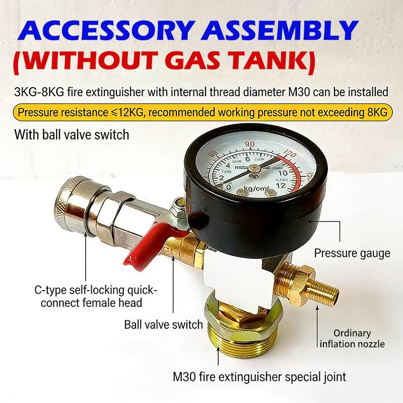 Small Air Tank Pressure Adapte - Fire Extinguisher Small recension och pris