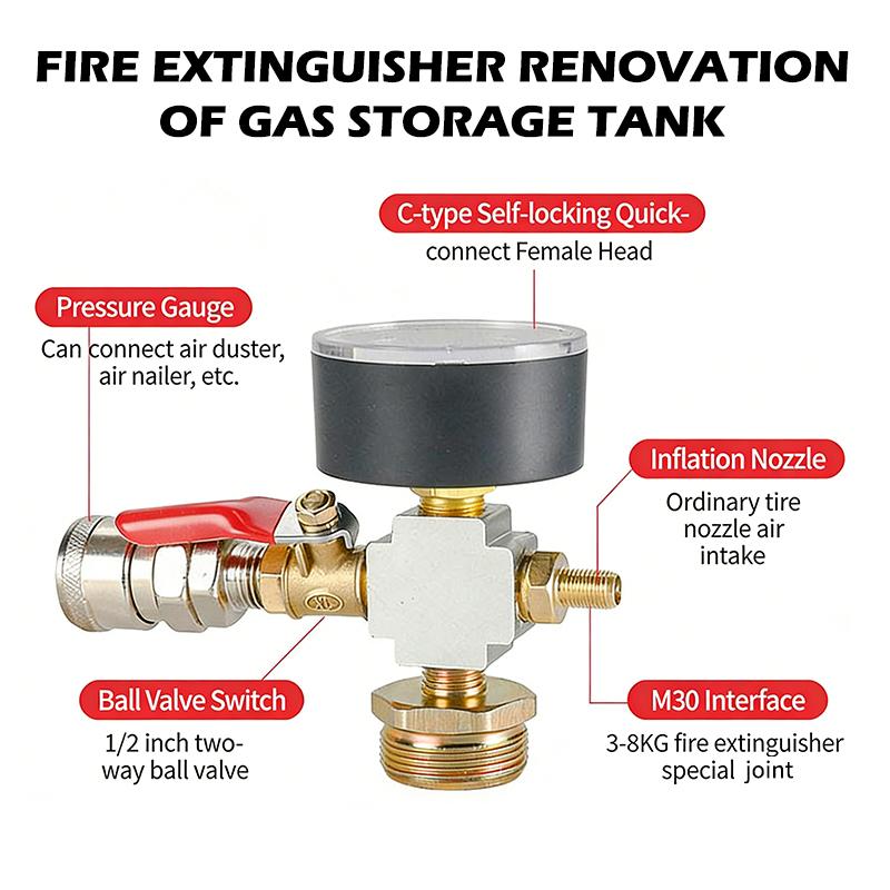 Small Air Tank Pressure Adapte - Fire Extinguisher Small recension och pris
