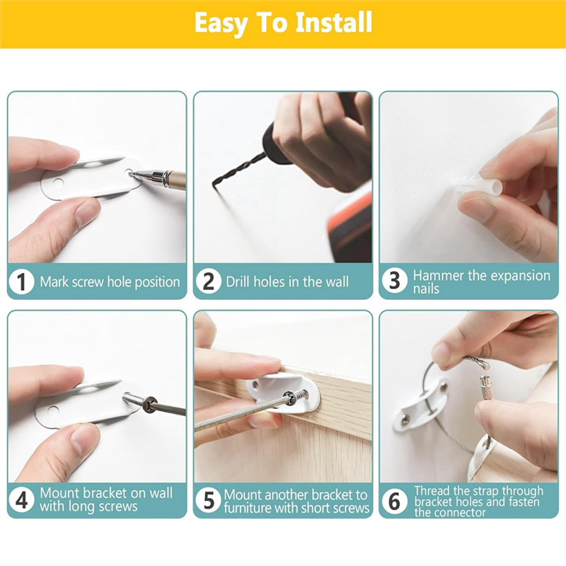 Furniture Anchors For Baby Pro - Earthquake Anchor Strap recension och pris